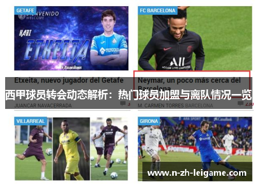 西甲球员转会动态解析：热门球员加盟与离队情况一览